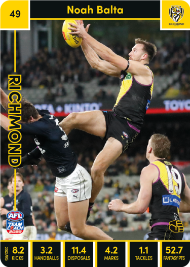 2023 Teamcoach AFL Common Cards - Cards 1 to 100 - Pick Your Card