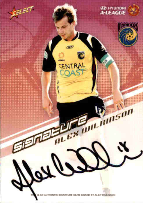 2008 Select A-League Soccer Signature Set of 8 Cards