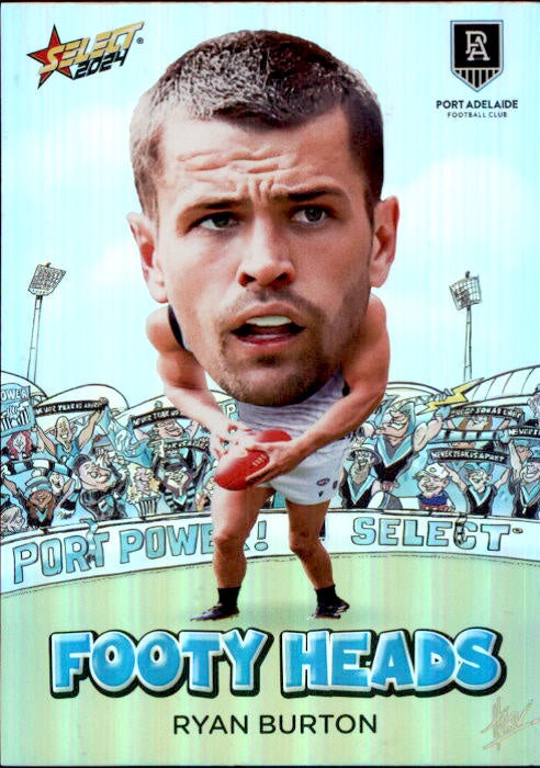 Ryan Burton, FH61, Footy Heads, 2024 Select AFL Footy Stars