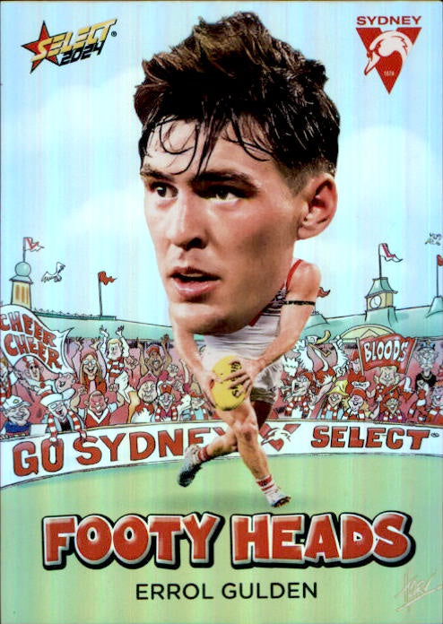 Errol Gulden, FH77, Footy Heads, 2024 Select AFL Footy Stars