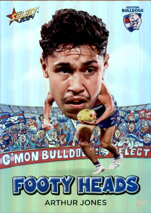 Arthur Jones, FH87, Footy Heads, 2024 Select AFL Footy Stars