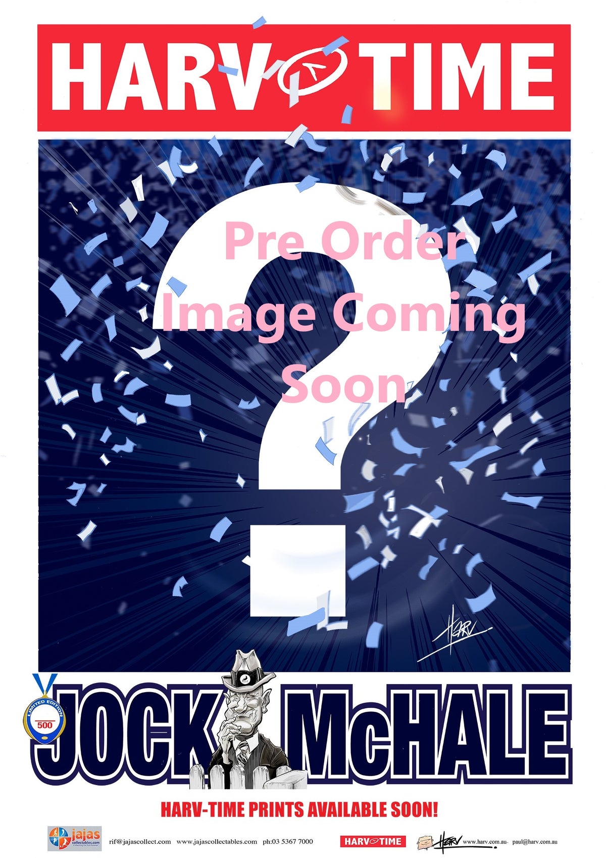 Chris Fagan, 2026 Jock McHale Medal Poster, Harv Time