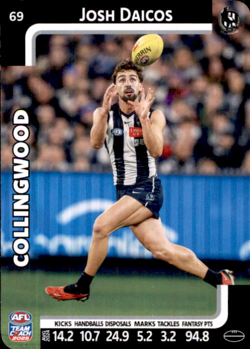 2025 Teamcoach AFL Common Cards - Cards 1 to 100 - Pick Your Card