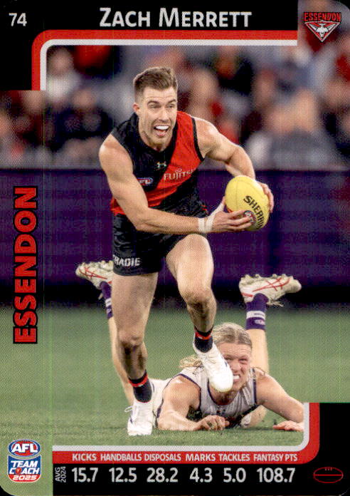 2025 Teamcoach AFL Common Cards - Cards 1 to 100 - Pick Your Card