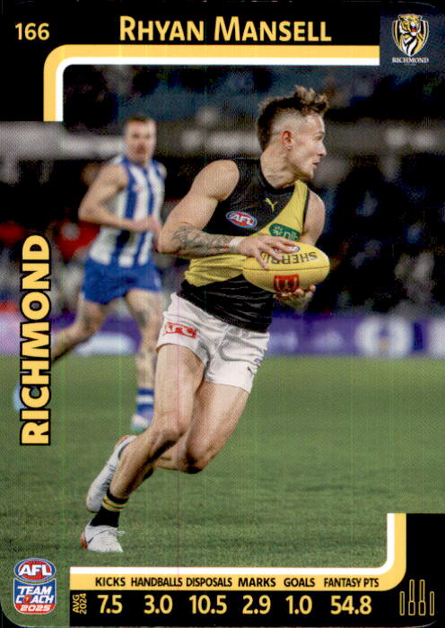 2025 Teamcoach AFL Common Cards - Cards 101 to 198 - Pick Your Card