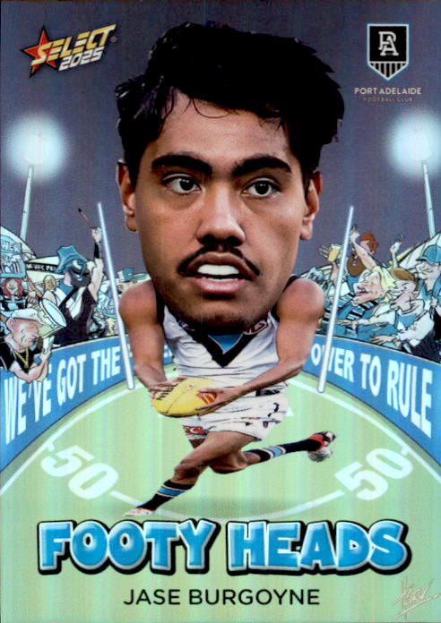 Jase Burgoyne, FH73, Footy Heads, 2025 Select AFL Footy Stars