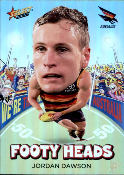 Jordan Dawson, FH1, Footy Heads, 2026 Select AFL Footy Stars