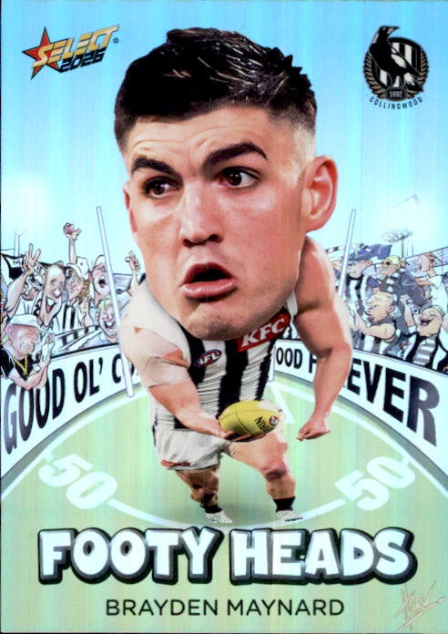 Brayden Maynard, FH22, Footy Heads, 2026 Select AFL Footy Stars