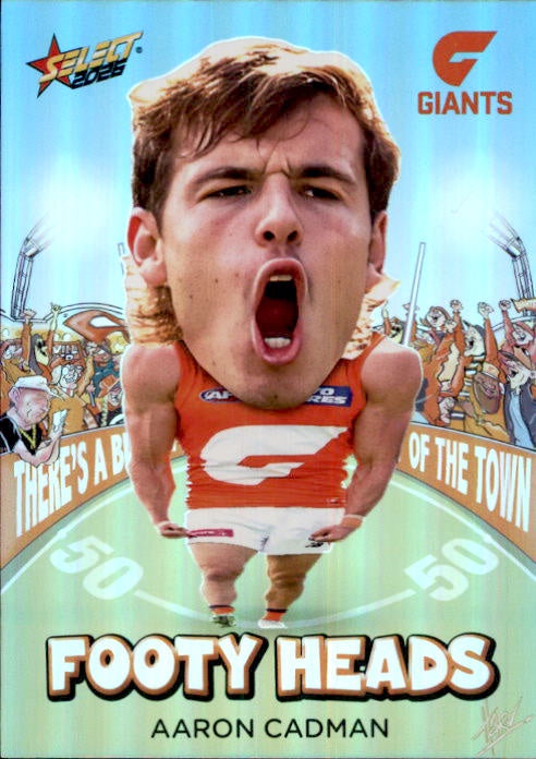 Aaron Cadman, FH43, Footy Heads, 2026 Select AFL Footy Stars