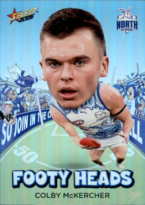 Colby McKercher, FH68, Footy Heads, 2026 Select AFL Footy Stars