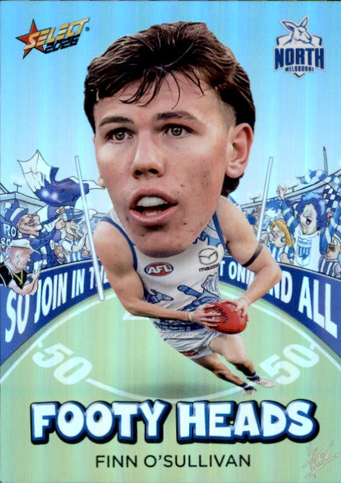 Finn O'Sullivan, FH69, Footy Heads, 2026 Select AFL Footy Stars