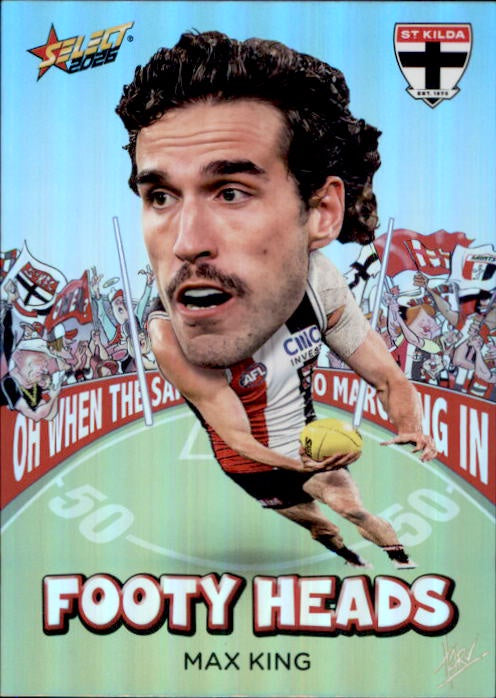 Max King, FH86, Footy Heads, 2026 Select AFL Footy Stars