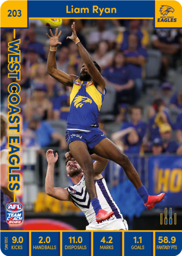 2023 Teamcoach AFL Common Cards - Cards 201 to 225 - Pick Your Card