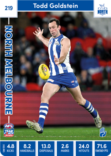 2023 Teamcoach AFL Common Cards - Cards 201 to 225 - Pick Your Card