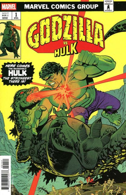 Godzilla vs. Hulk, #1 Leonardo Romero Godzilla King of Monsters Homage Variant Comic