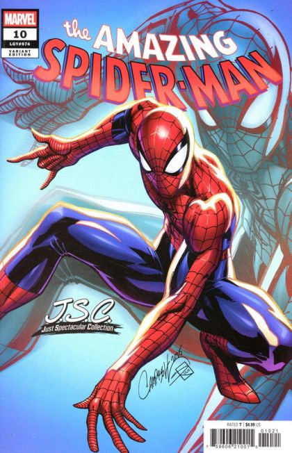 The Amazing Spider-Man, Vol. 7, #10 J. Scott Campbell Just Spectacular Collection Variant Comic