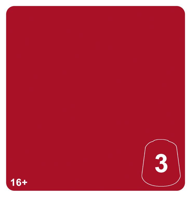 Warhammer Colour - Tone Pro: Bloodtoof Red 3, 20-153 Acrylic Paint 12ml