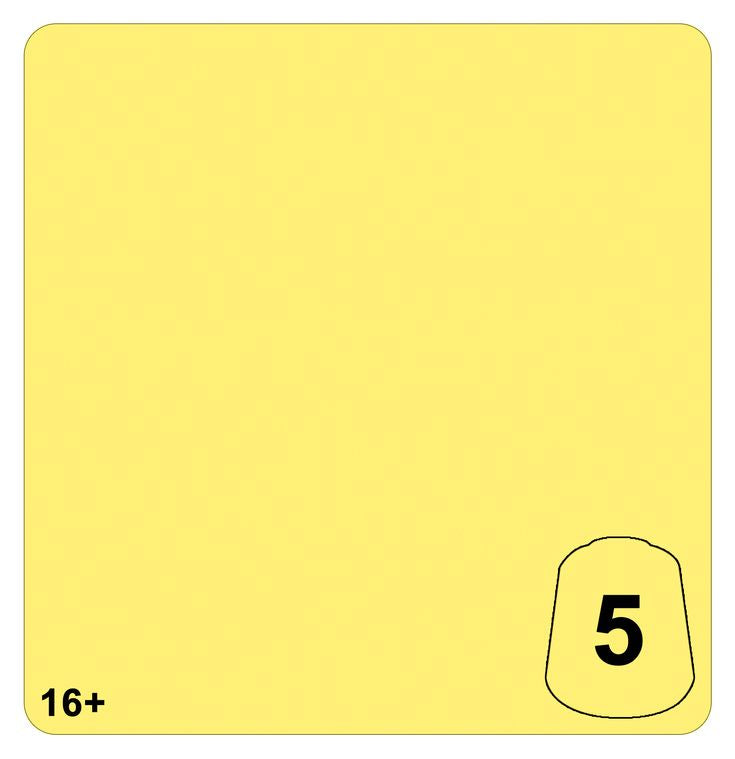 Warhammer Colour - Tone Pro: Megaboss Yellow 5, 20-205 Acrylic Paint 12ml
