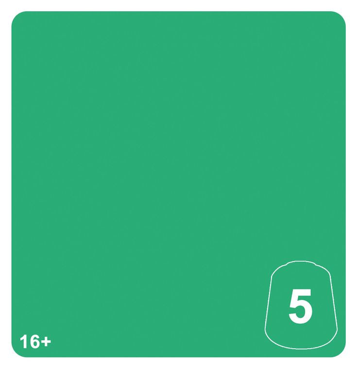 Warhammer Colour - Tone Pro: Hierotek Green 5, 20-275 Acrylic Paint 12ml