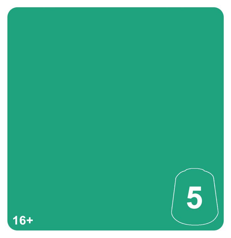 Warhammer Colour - Tone Pro: Green Morkshroom 5, 20-285 Acrylic Paint 12ml