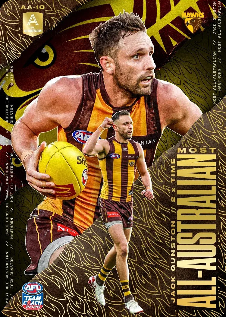 Jack Gunston, All-Australian GOLD, 2026 Teamcoach AFL