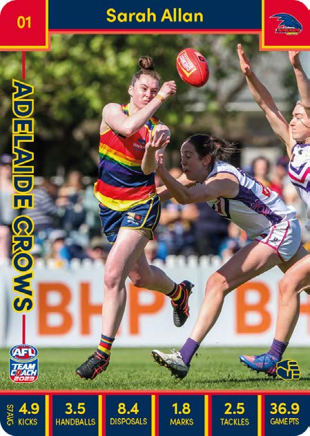 2023 Teamcoach AFLW Common Cards - Cards 1 to 90 - Pick Your Card