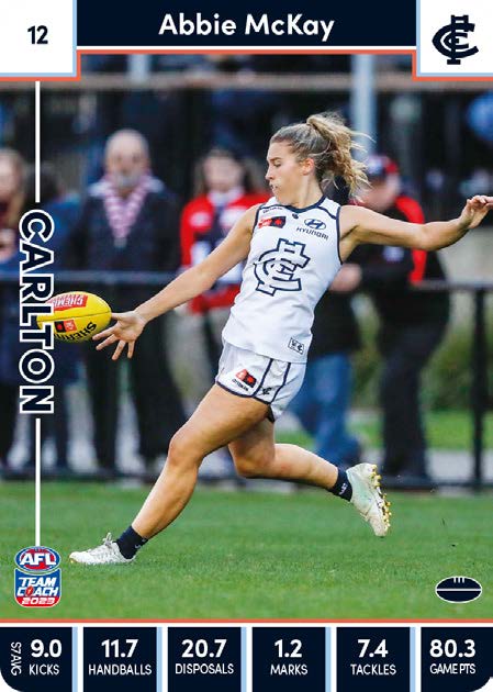 2023 Teamcoach AFLW Common Cards - Cards 1 to 90 - Pick Your Card