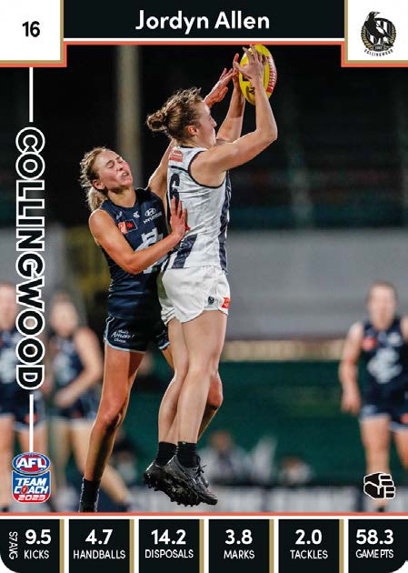 2023 Teamcoach AFLW Common Cards - Cards 1 to 90 - Pick Your Card