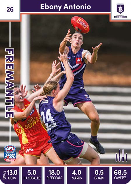 2023 Teamcoach AFLW Common Cards - Cards 1 to 90 - Pick Your Card