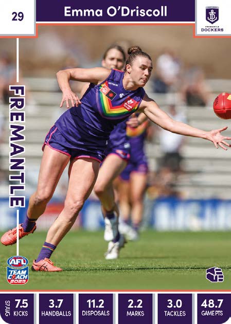 2023 Teamcoach AFLW Common Cards - Cards 1 to 90 - Pick Your Card