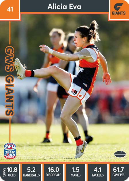 2023 Teamcoach AFLW Common Cards - Cards 1 to 90 - Pick Your Card