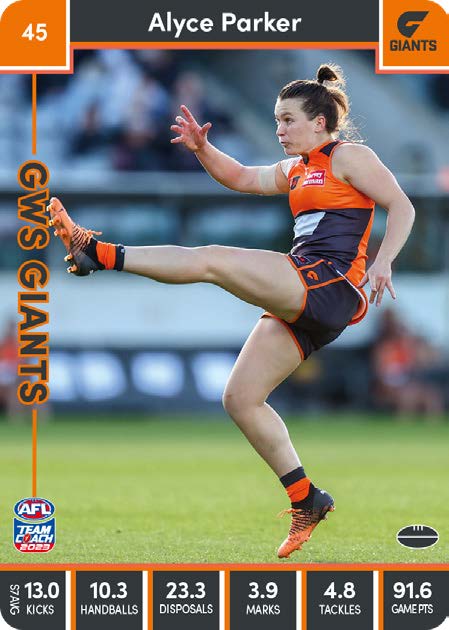 2023 Teamcoach AFLW Common Cards - Cards 1 to 90 - Pick Your Card