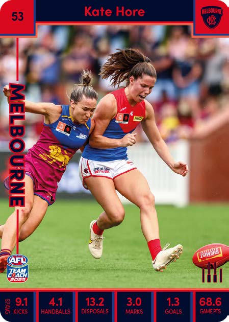 2023 Teamcoach AFLW Common Cards - Cards 1 to 90 - Pick Your Card