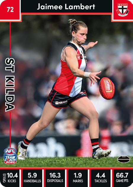2023 Teamcoach AFLW Common Cards - Cards 1 to 90 - Pick Your Card