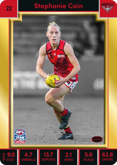 2023 Teamcoach AFLW GOLD Parallel Cards - Cards 1 to 90 - Pick Your Card