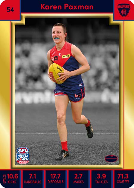 2023 Teamcoach AFLW GOLD Parallel Cards - Cards 1 to 90 - Pick Your Card