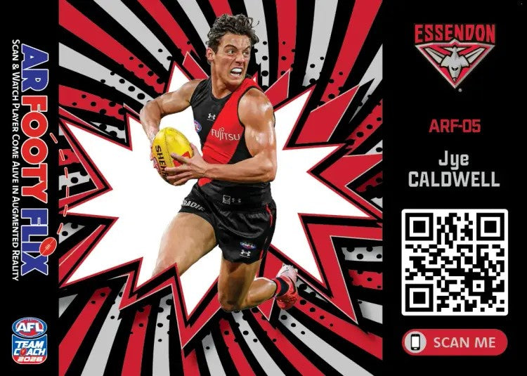 2026 Teamcoach AFL, AR Footy Flix Cards - Cards ARF-01 to ARF-18 - Pick Your Card
