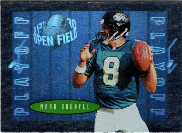 Mark Brunell, #90, Open Field, 1996 Playoff Contenders Football NFL