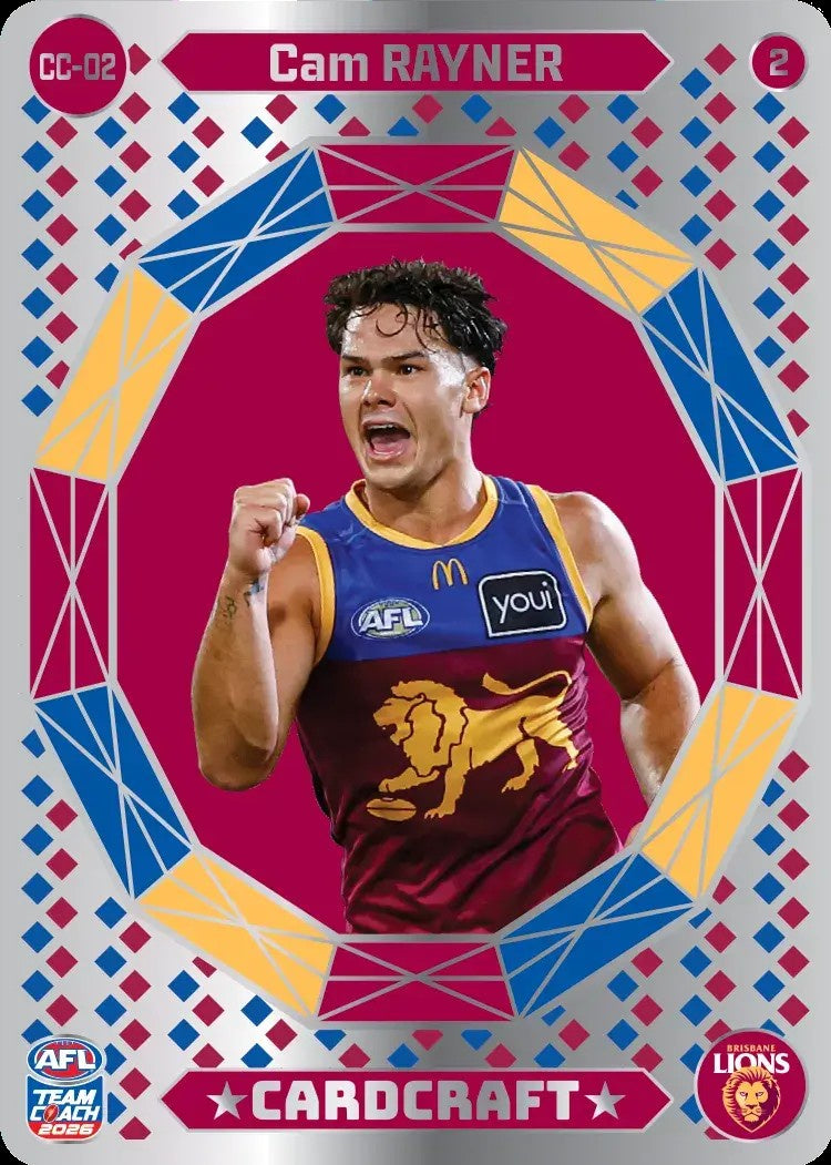 Cam Rayner, CC-02-2, Card Craft, 2026 Teamcoach AFL