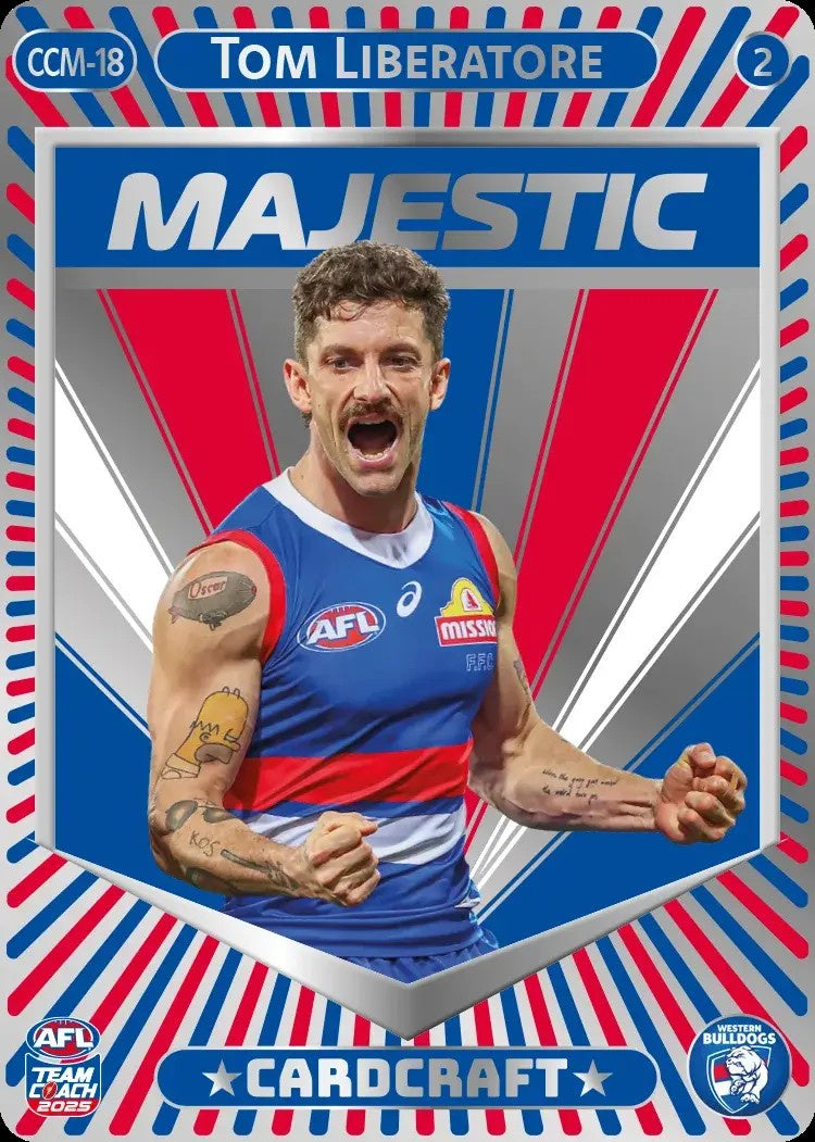 Tom Liberatore, CCM-18-2, Majestic Card Craft, 2025 Teamcoach AFL