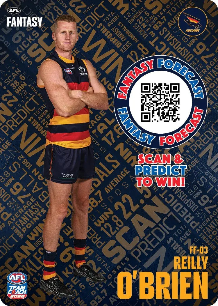 2026 Teamcoach AFL Fantasy Forecast - Cards 1 to 72 - Pick Your Card