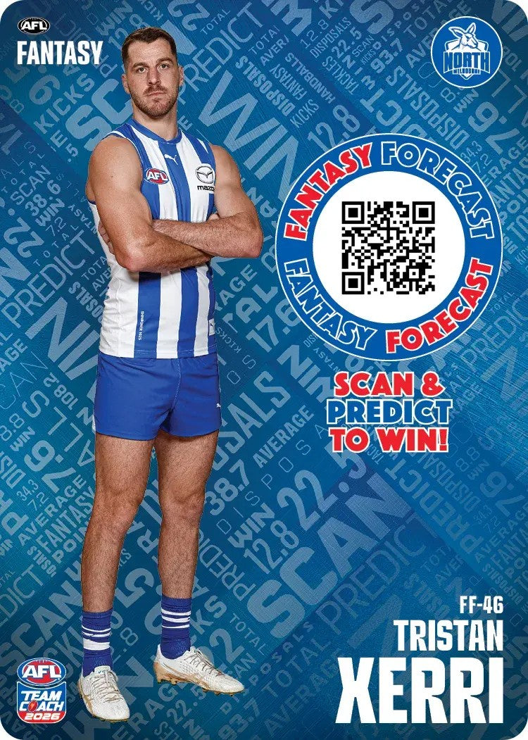 2026 Teamcoach AFL Fantasy Forecast - Cards 1 to 72 - Pick Your Card