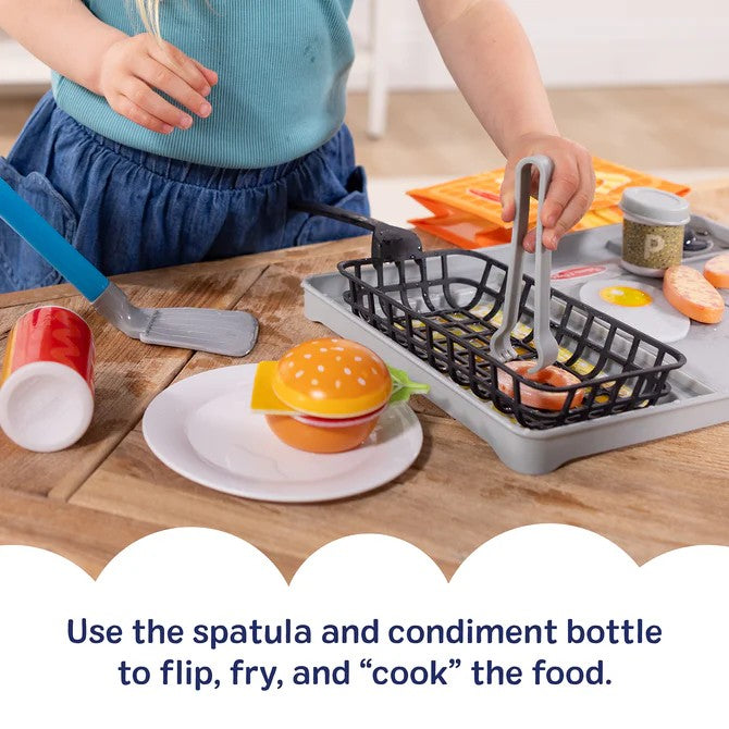 Melissa & Doug - Water WOW! Flip & Fry Grill Play Set