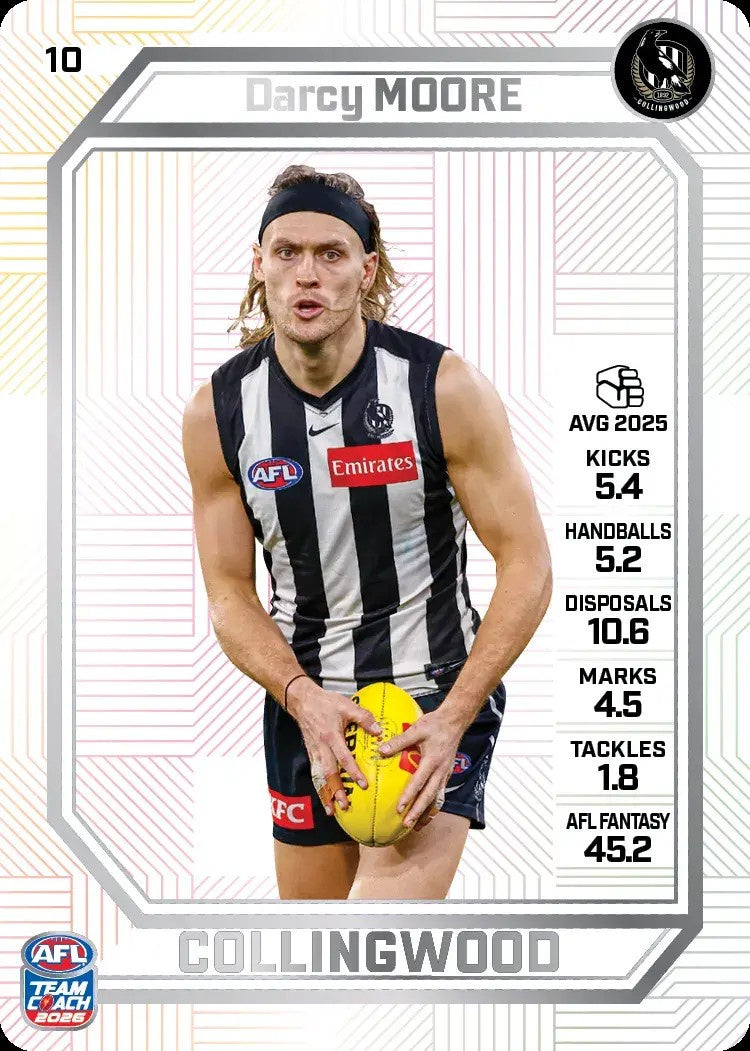 Darcy Moore, PEARL Parallel, 2026 Teamcoach AFL