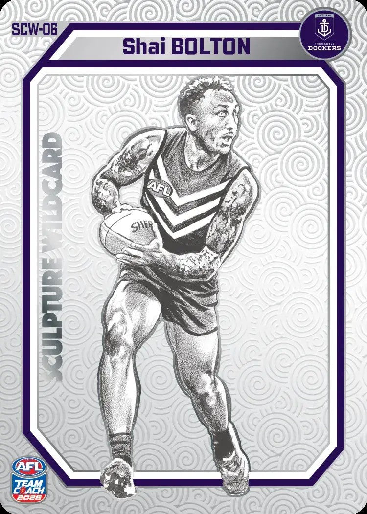 Shai Bolton, Sculpture Wildcard, 2026 Teamcoach AFL