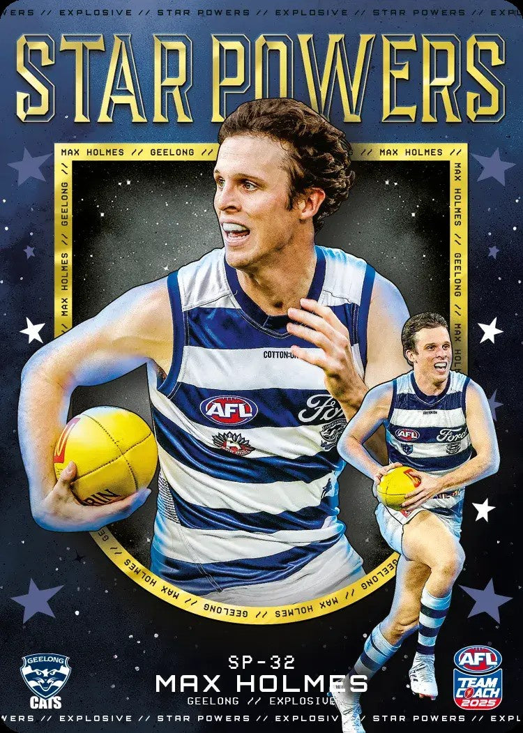 Max Holmes, SP-32, TEAM Star Powers, 2025 Teamcoach AFL
