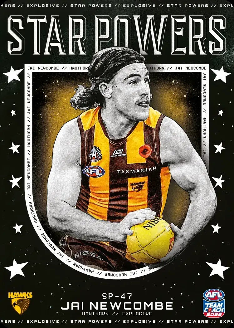Jai Newcombe, SP-47, Star Powers, 2025 Teamcoach AFL