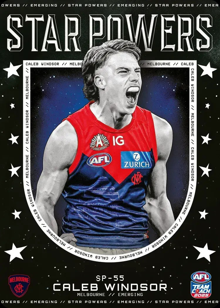 Caleb Windsor, SP-55, Star Powers, 2025 Teamcoach AFL