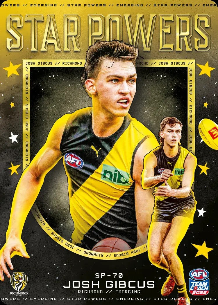 Josh Gibcus, SP-70, TEAM Star Powers, 2025 Teamcoach AFL