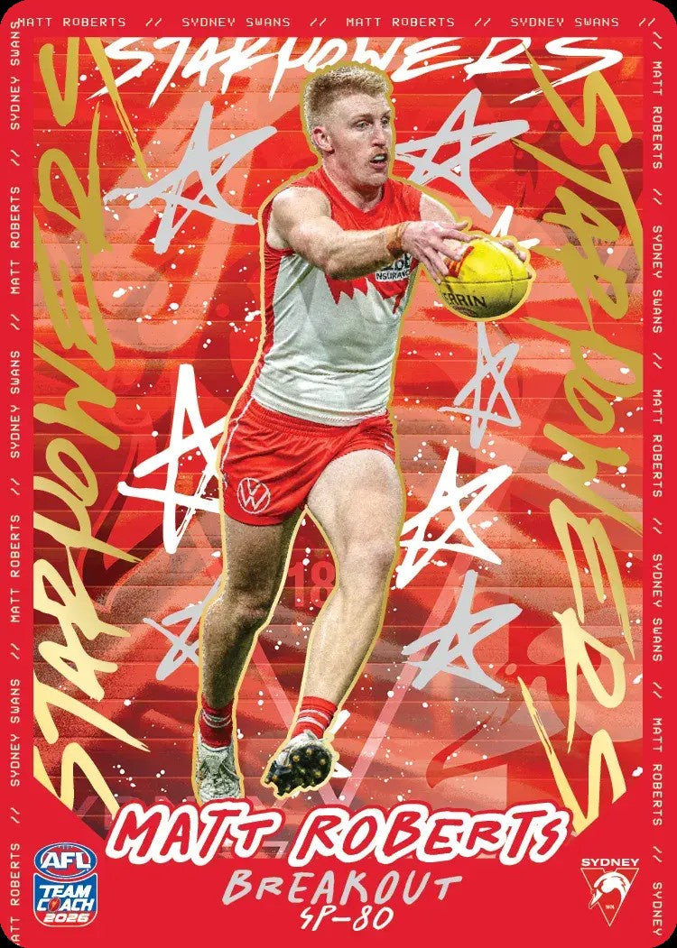 Matt Roberts, SP-80, TEAM Star Powers, 2026 Teamcoach AFL